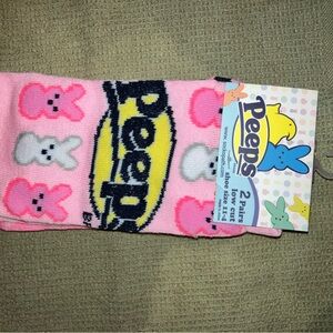 Peeps Pink Kids Socks